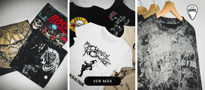 Camisetas de rock